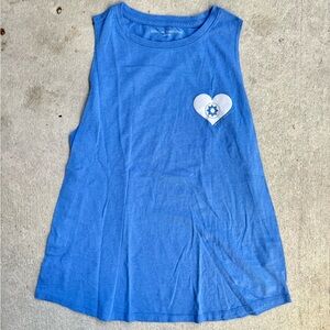 Spiritual Gangster Blue Women’s Athletic Tank Top M 18x25